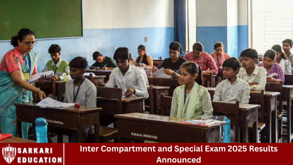 Inter Compartment and Special Exam 2025 Results Announced